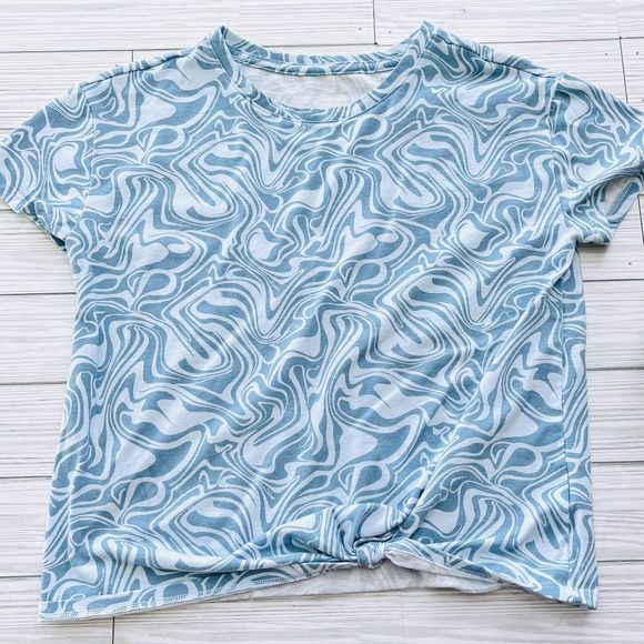 Girls size 12 SO Skinny Jeans and 10/12 Blue Swirl Wonder Nation Top. EUC - Picture 7 of 8